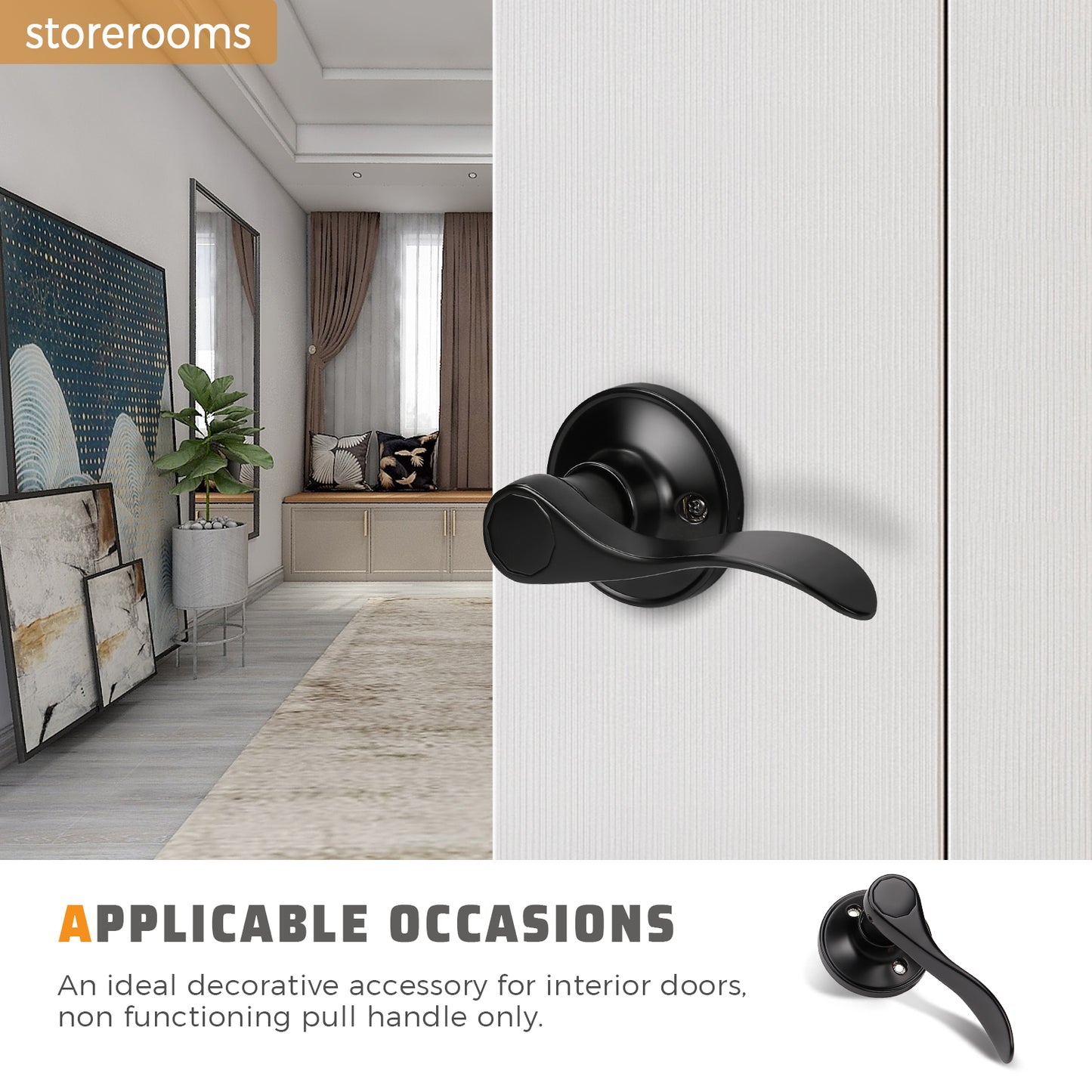 french door dummy handles