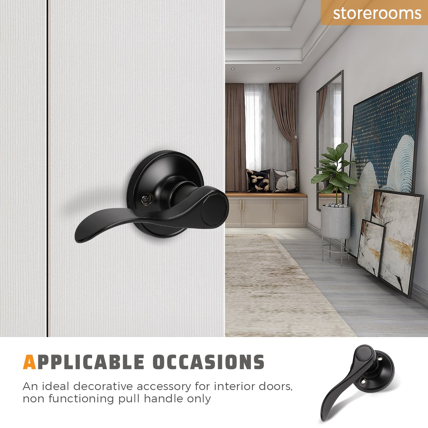 french door dummy handles