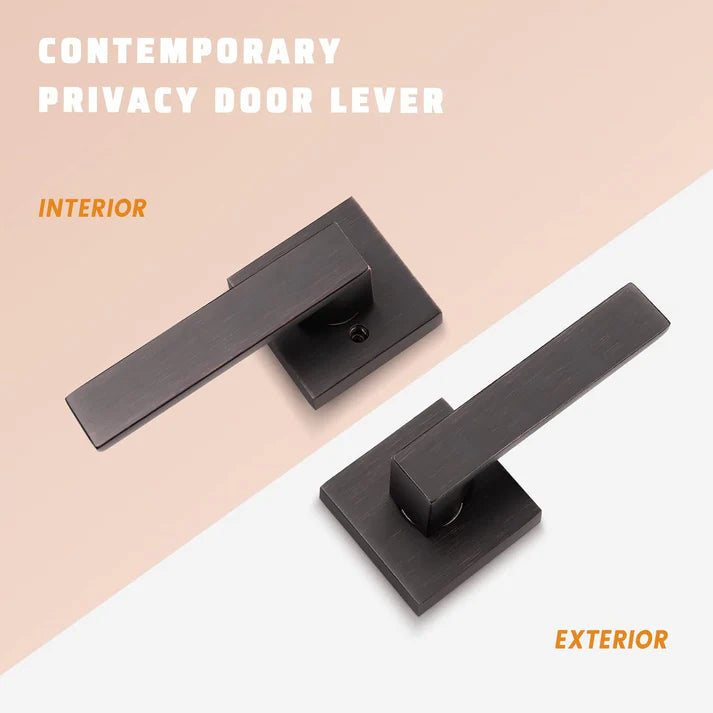 KNOBWELL Bulk Sale Passage Lever Door Handles With Non Locking