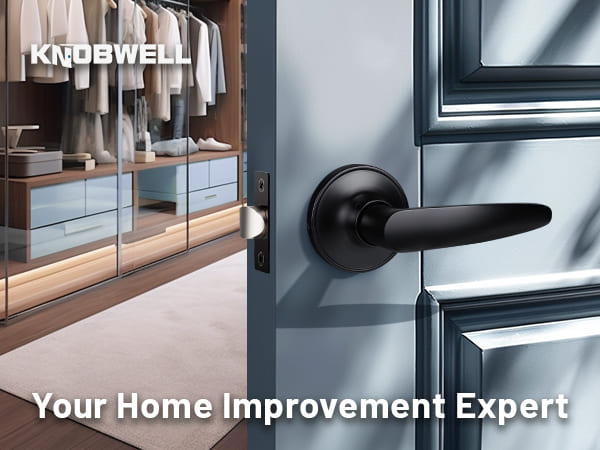 Improving Your Home With KNOBWELL Minimalist Matte Black Keyed Entry Door Handles