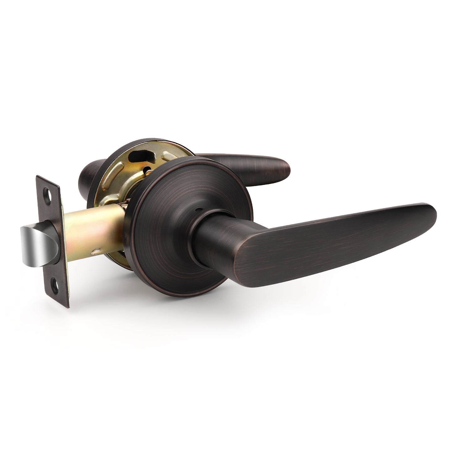 KNOBWELL Minimalist Matte Black Passage Door Handles