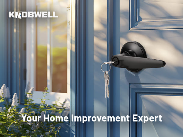 Improving Your Home With KNOBWELL Minimalist Brushed Nickel Keyed Entry Door Handles