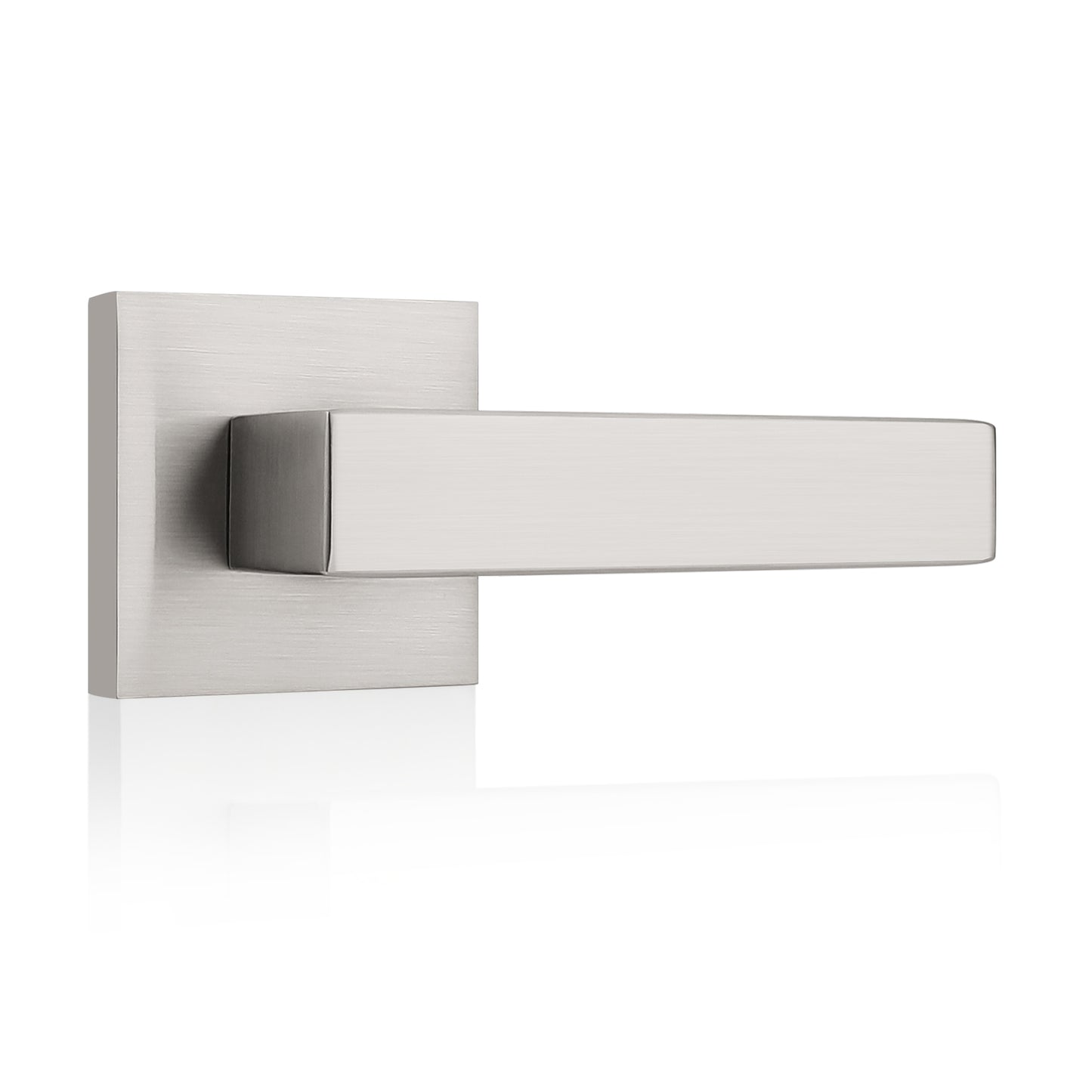 KNOBWELL Brushed Nickel Dummy Craftsman Affordable Door Handles