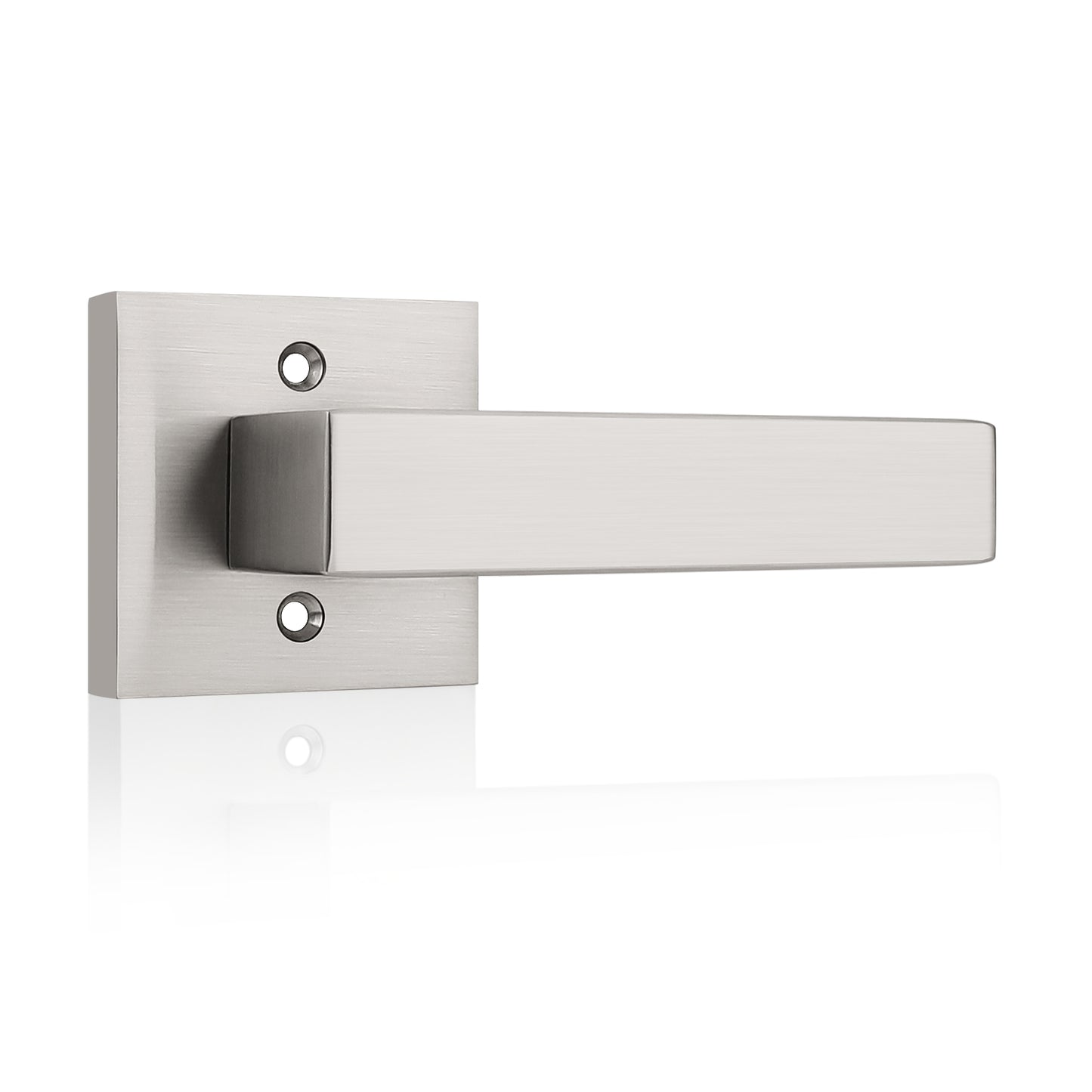 KNOBWELL Brushed Nickel Dummy Craftsman Affordable Door Handles