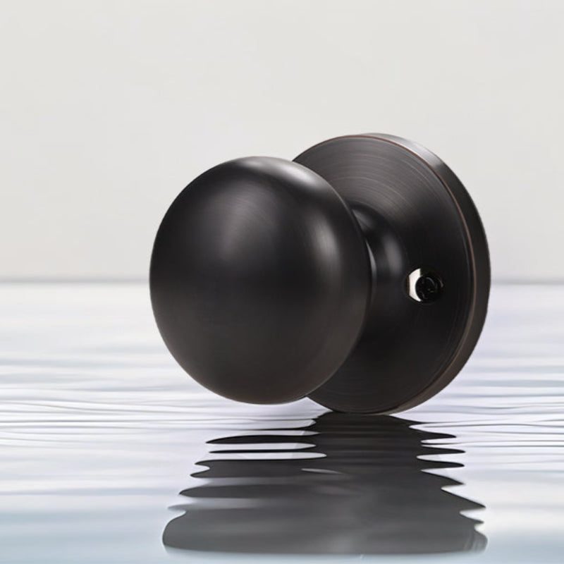 Side view of KNOBWELL Bronze Single Non-Turning Dummy Knobs For Decorative Use