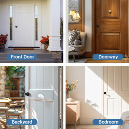 Application of KNOBWELL Modern Exterior Door Knob With Lock and Different Keys