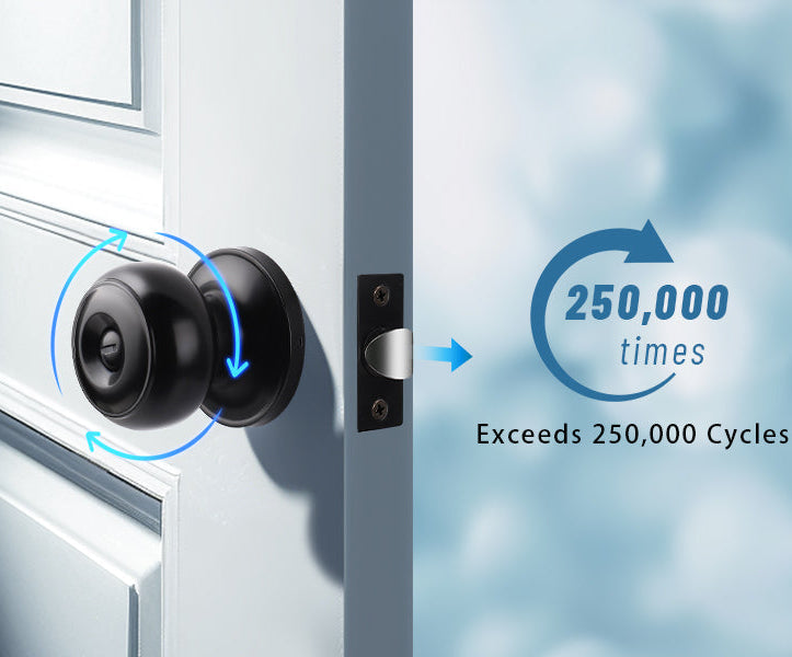 test of knobwell flat ball black privacy door knobs