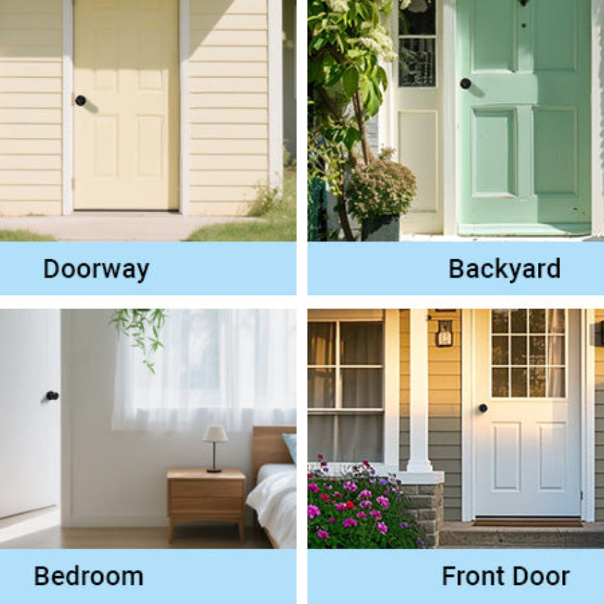 application of KNOBWELL Keyed Alike Exterior Door Knobs with Locks