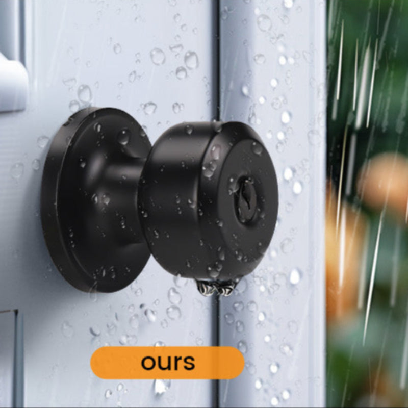 Interior door with KNOBWELL Keyed Alike Exterior Door Knobs with Locks – Front Door Handle Set