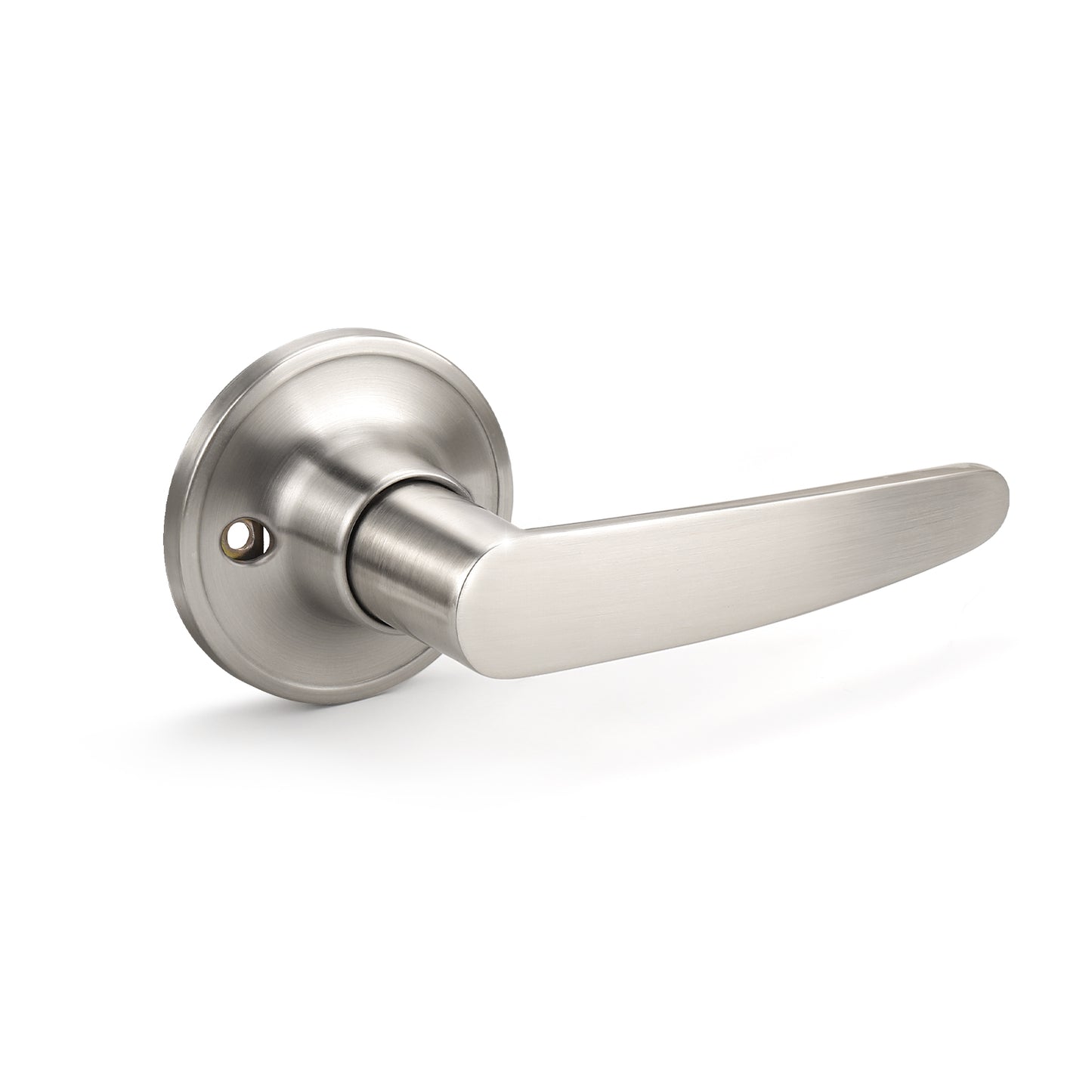 KNOBWELL Minimalist Brushed Nickel Inactive Dummy Door Handles