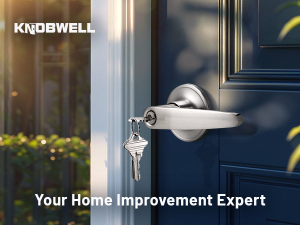 Improving Your Home With KNOBWELL Minimalist Brushed Nickel Keyed Entry Door Handles