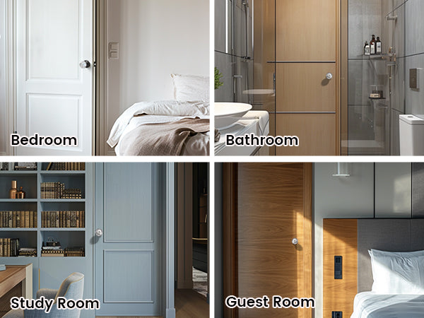 Application of Knobwell Vintage Crystal Privacy Door Knobs With Lock