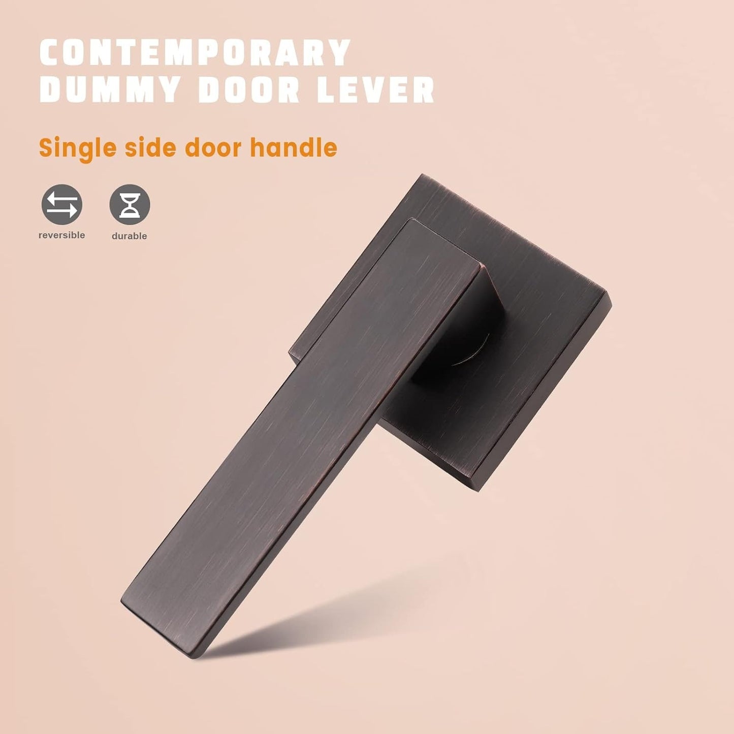 KNOBWELL Decorative Interior Dummy Door Handles for French Doors