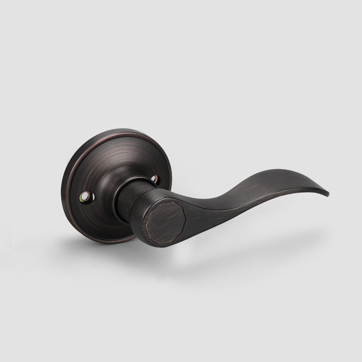 KNOBWELL Colonial Single Inactive Bronze Dummy Door Handle For French Doors