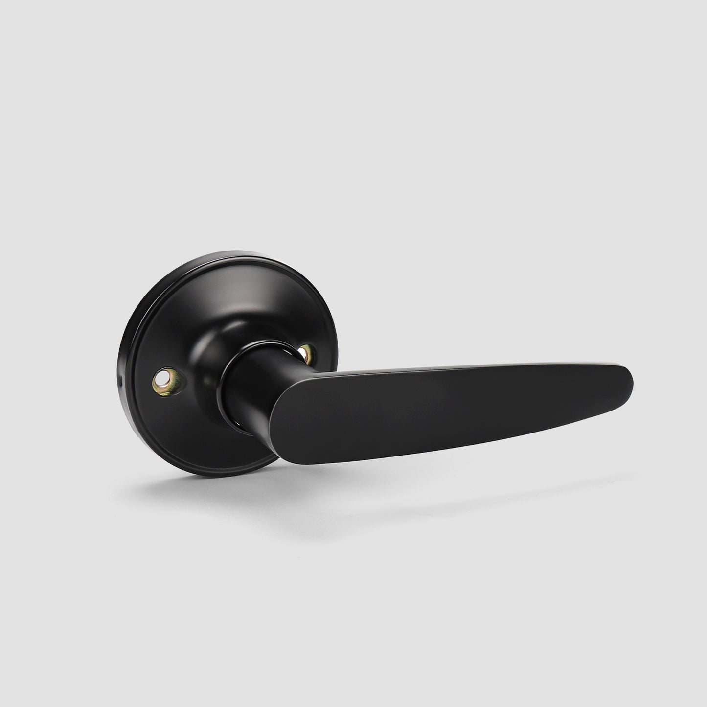 KNOBWELL Decorative Minimalist French Door Handle Set with Dummy Lever