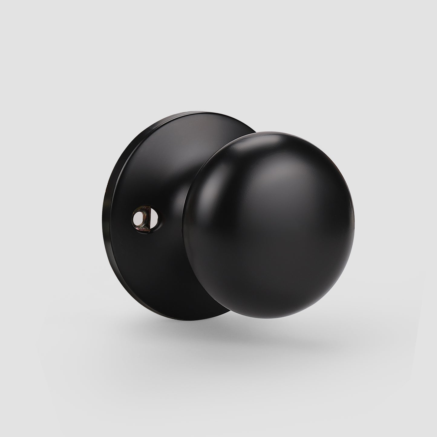 KNOBWELL Matte Black Dummy Closet Door Knobs