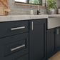 KNOBWELL Stainless Steel Square Cabinet Pulls for Kitchen Cupboards/Drawers- PDDJ27HSS