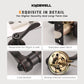 Close-up of KNOBWELL Colonial 5 Pack Bronze Privacy Interior Round Door Handles