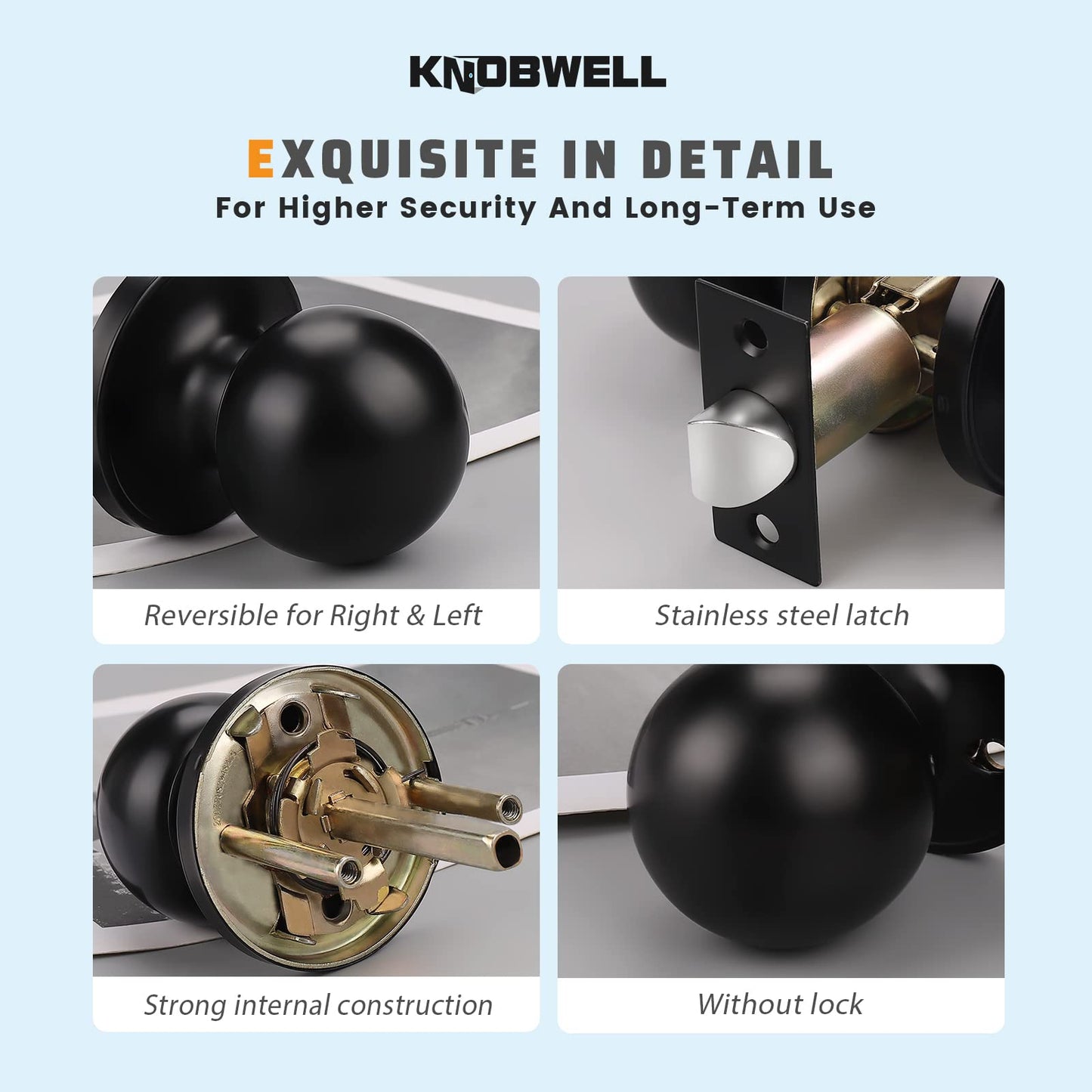 Round Shape Door Knobs - DL607