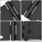 Matte Black Door Hinges - 3.5" x 3.5" inch - 1/4" Radius/ 5/8" Radius/ Square Corners - DH3535BK