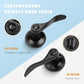 KNOBWELL Colonial Black Privacy Door lever handle with lock