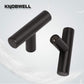 Matte Black Stainless Steel Pulls for Cabinets/Drawers/Cupboards (2-1/2'' - 10'') - PD3383HBK