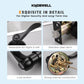 Details of KNOBWELL Colonial 5 Pack Black Privacy Interior Round Door Handles
