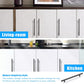 Matte Black Stainless Steel Pulls for Cabinets/Drawers/Cupboards (2-1/2'' - 10'') - PD3383HBK