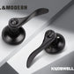 KNOBWELL Colonial Black Privacy Door Lever Handle With Lock For Bathroom