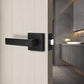 【Promotion on Bulk Sales】Craftsman Style Push Button Privacy Door Levers - DL01BK