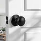 KNOBWELL Modern Black Indoor Door Knobs-Non-Locking Interior Knob