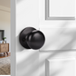 KNOBWELL Modern Round Interior Door Knobs-All Function