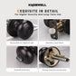 Flat Round Keyed Entry Door Knobs (Keyed Alike) - DL5766ORBETC