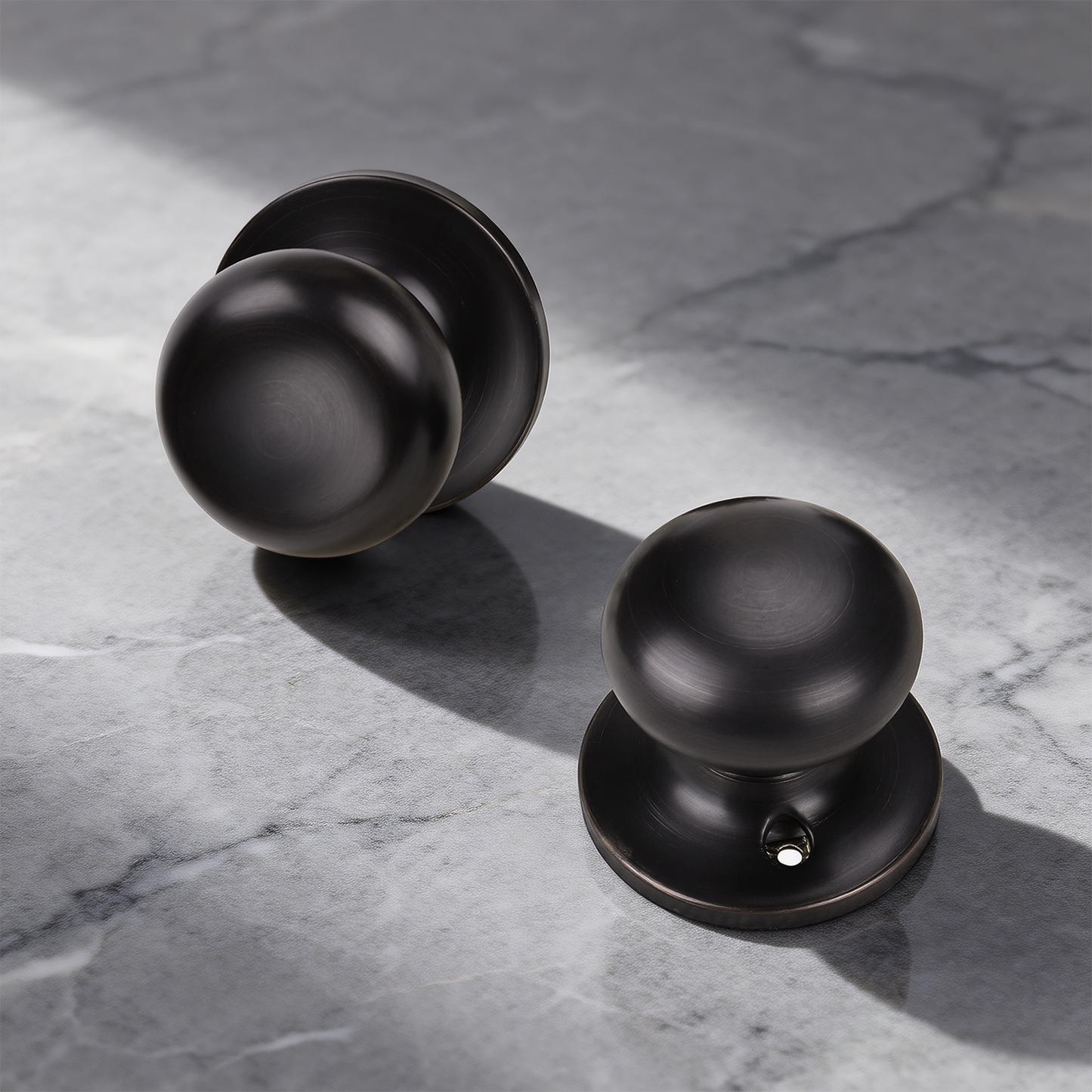 KNOBWELL Modern Round Interior Door Knobs-All Function