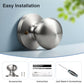 KNOBWELL Modern Round Interior Door Knobs-All Function