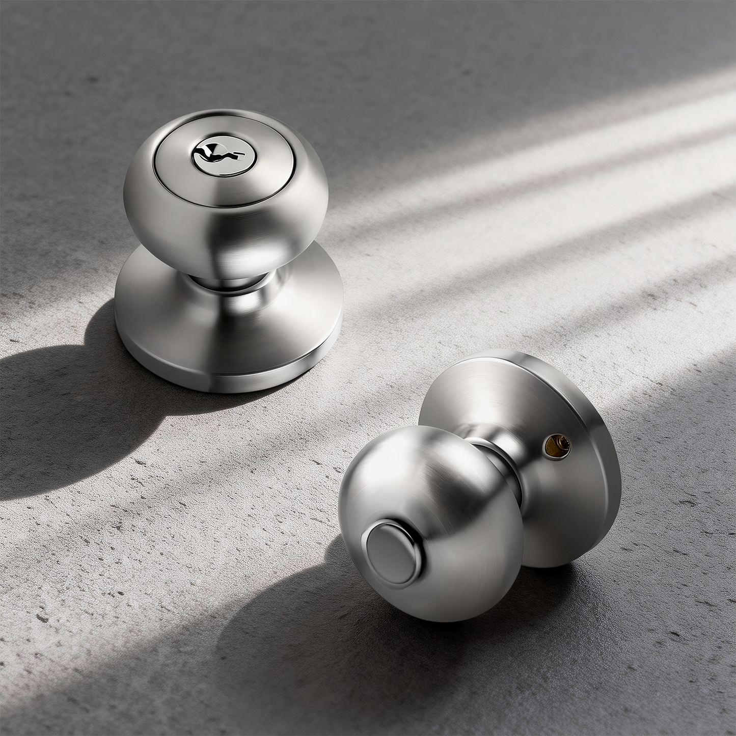 KNOBWELL Modern Round Interior Door Knobs-All Function