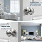 KNOBWELL Modern Round Interior Door Knobs-All Function