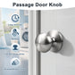 KNOBWELL Modern Round Interior Door Knobs-All Function