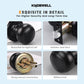 KNOBWELL Flat Ball Pasage Interior Door Knobs with Locks
