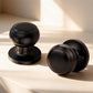 KNOBWELL Flat Ball Passage Interior Door Knobs Without Lock