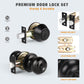 KNOBWELL Double Cylinder Keyed Entry Door Knob With Deadbolt