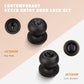 Front and back view of KNOBWELL Bronze Keyed Interior Door Knob For Front Doors with Lock and Key(Keyed Alike)