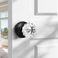 Knobwell Modern Crystal Door Knobs with Classic Round Rosette - DLC20