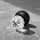 Knobwell Modern Crystal Door Knobs with Classic Round Rosette - DLC20