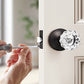 Modern Crystal Door Knobs with Classic Round Rosette - DLC20