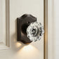 KNOBWELL Glass Door Knobs Interior, Vintage Crystal Door Knobs, Door Locksets（C20H）