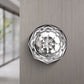 Modern Octagon Crystal Privacy/Passage/Dummy Door Knobs, Frosted Glass Design -DLC3