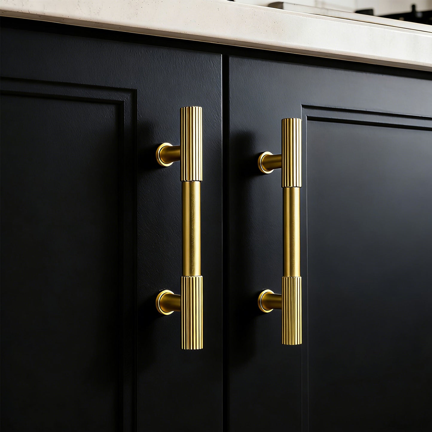 KNOBWELL Cabinet Pulls - Solid Cabinet Handles, Fade-Resistant Surface - Drawer Pulls Kitchen Hardware for Modern Dresser Cupboard Furniture-PDT04