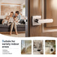 Application of KNOBWELL Heavy Duty Brushed Nickel Passage Door Lever