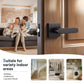 Application of KNOBWELL Heavy Duty Matte Black Passage Door Lever
